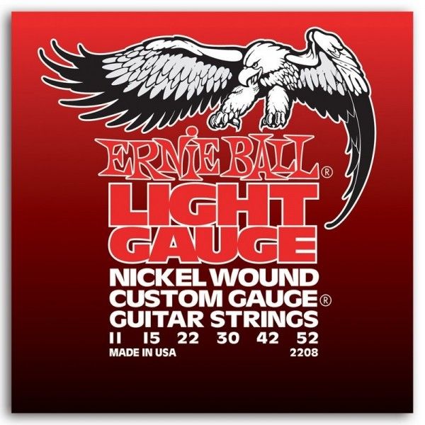 ERNIE BALL NICKEL WOUND CUSTOM GAUGE 11-52