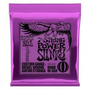 ERNIE BALL SLINKY 7ST POWER 11-58. 7 CUERDAS