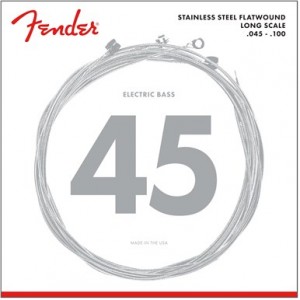 FENDER 9050 STAINLESS FLATWOUND CL 45-100