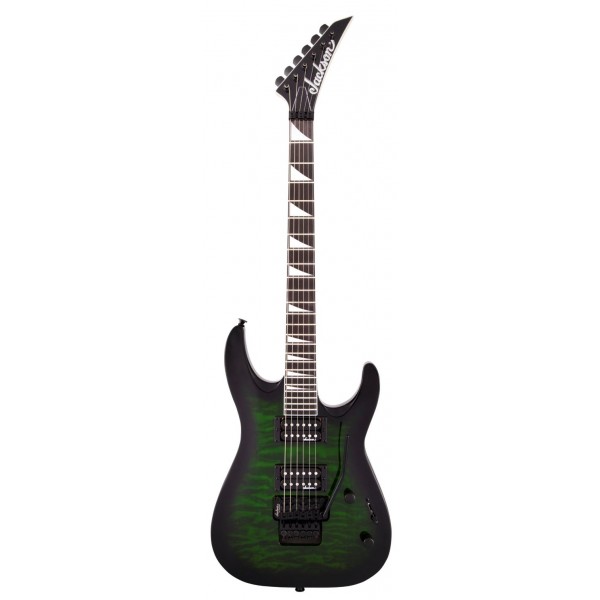 JACKSON JS DINKY ARCH TOP JS32Q DKA TRANS GREEN BURST