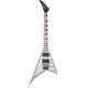 JACKSON X SERIES RHOADS RRX24M SNOW WHITE BLACK PINSTRIPES