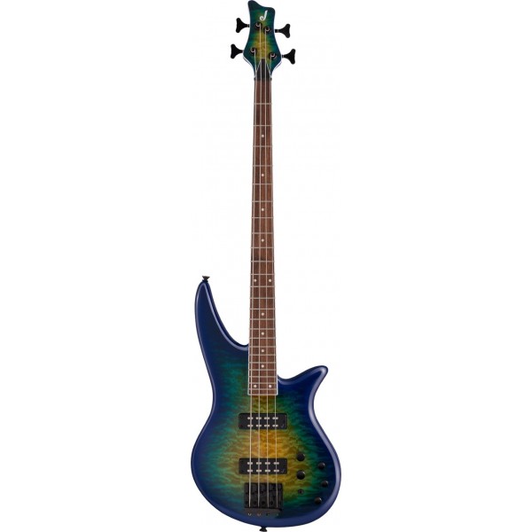 JACKSON X SERIES SPECTRA BASS SBXQ IV AMBER BLUE BURST