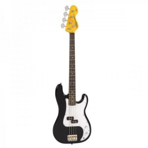 VINTAGE V4BK BASS GUITAR-BOULEVARD BLACK