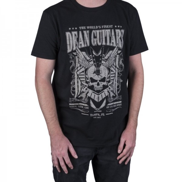 DEAN T-SHIRT DEAN SKULL BLACK XXL