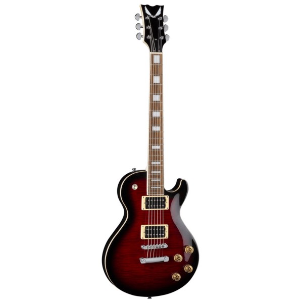 DEAN THOROUGHBRED X FLAME TOP TRANS RED