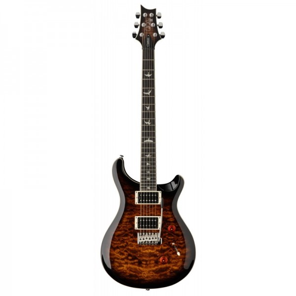 PRS SE CUSTOM 24 QUILT BLACK GOLD SUNBURST