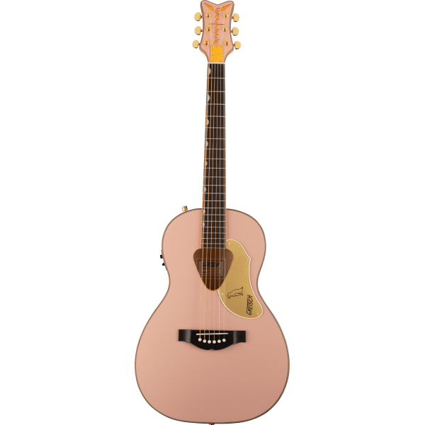 GRETSCH G5021E RANCHER PENGUIN PARLOR ACOUSTIC/ELECTRIC SHELL PINK