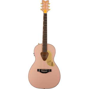 GRETSCH G5021E RANCHER PENGUIN PARLOR ACOUSTIC/ELECTRIC SHELL PINK