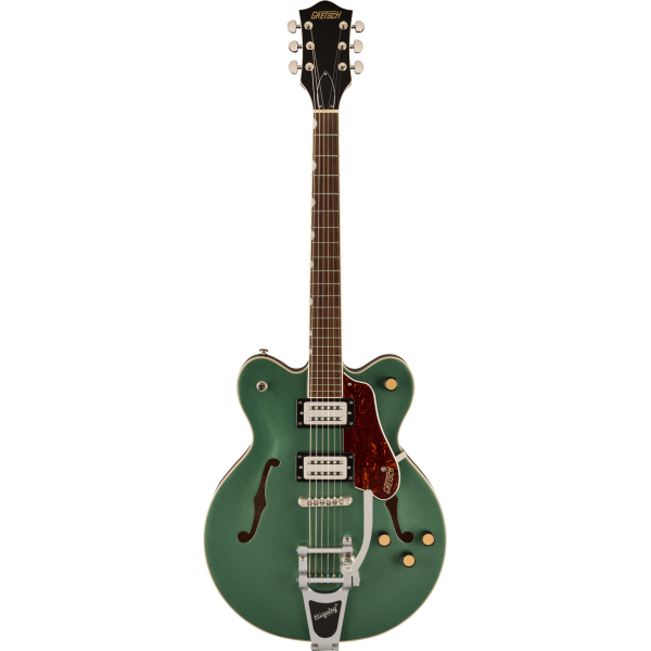 GRETSCH G2622T STREAMLINER CENTER BLOCK DOUBLE-CUT BIGSBY STEEL OLIVE