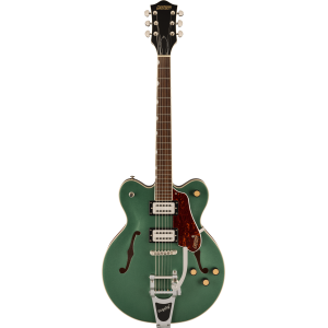 GRETSCH G2622T STREAMLINER CENTER BLOCK DOUBLE-CUT BIGSBY STEEL OLIVE