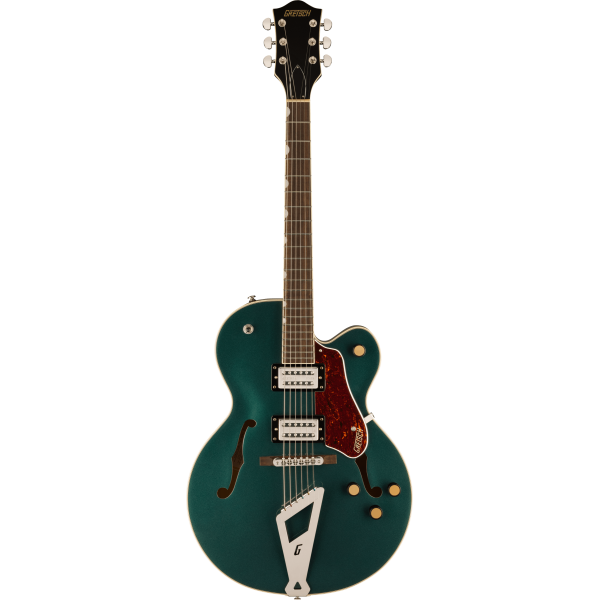 GRETSCH G2420 STREAMLINER HOLLOW CHROMATIC II TAILPIECE CADILLAC GREEN