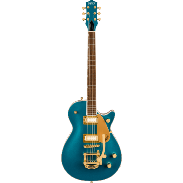 GRETSCH ELECTROMATIC PRISTINE LTD JET SINGLE-CUT BIGSBY PETROL