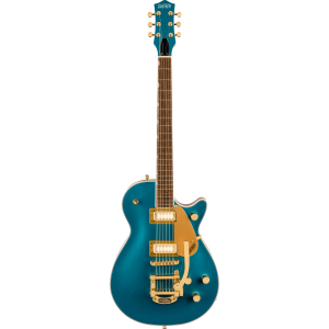 GRETSCH ELECTROMATIC PRISTINE LTD JET SINGLE-CUT BIGSBY PETROL