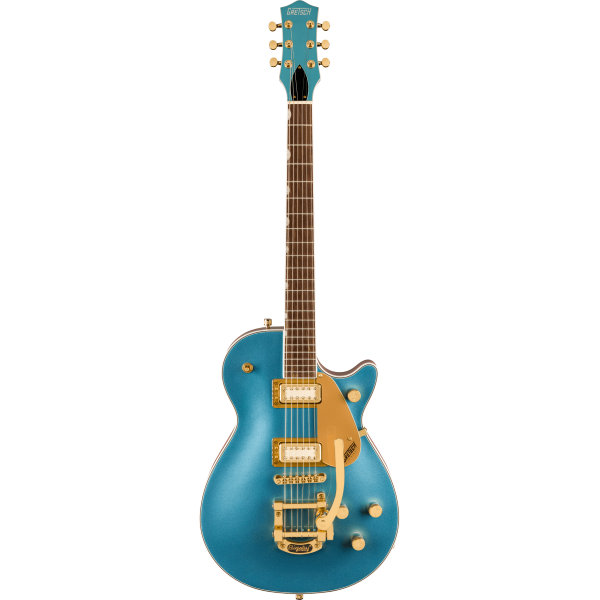 GRETSCH ELECTROMATIC PRISTINE LTD JET SINGLE-CUT BIGSBY MAKO