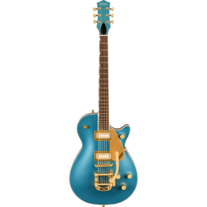 GRETSCH ELECTROMATIC PRISTINE LTD JET SINGLE-CUT BIGSBY MAKO