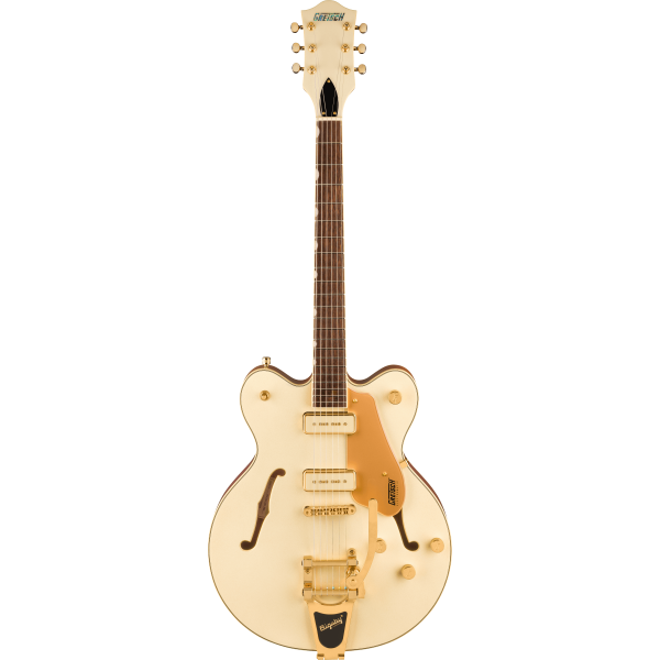 GRETSCH ELECTROMATIC PRISTINE LTD CENTER BLOCK DOUBLE-CUT BIGSBY WHITE GOLD