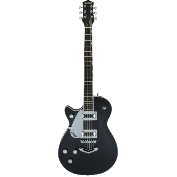 GRETSCH G5230LH ELECTROMATIC JET FT SINGLE-CUT V-STOPTAIL, LH BLACK