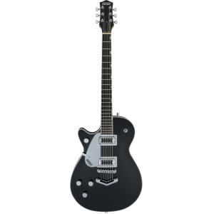 GRETSCH G5230LH ELECTROMATIC JET FT SINGLE-CUT V-STOPTAIL, LH BLACK