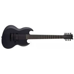 LTD Viper-7 Baritone Black Metal - Black Satin