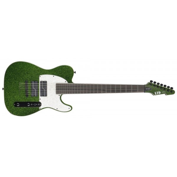 LTD SCT-607 Baritone - Green Sparkle - 7 cuerdas - c/estuche