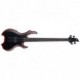 LTD FL-4 - Black red Burst Satin - Fred Leclercq Signature