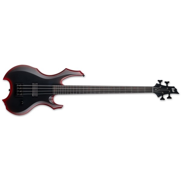 LTD FL-4 - Black red Burst Satin - Fred Leclercq Signature