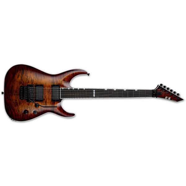 ESP E-II HORIZON FR-II EMG - TIGER EYE SUNBURST - C/ESTUCHE