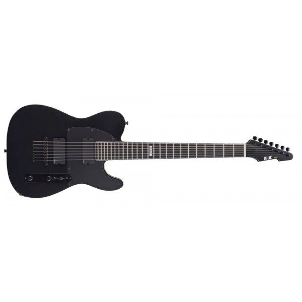 ESP E-II T-B7 BARITONE - BLACK SATIN - C/ESTUCHE