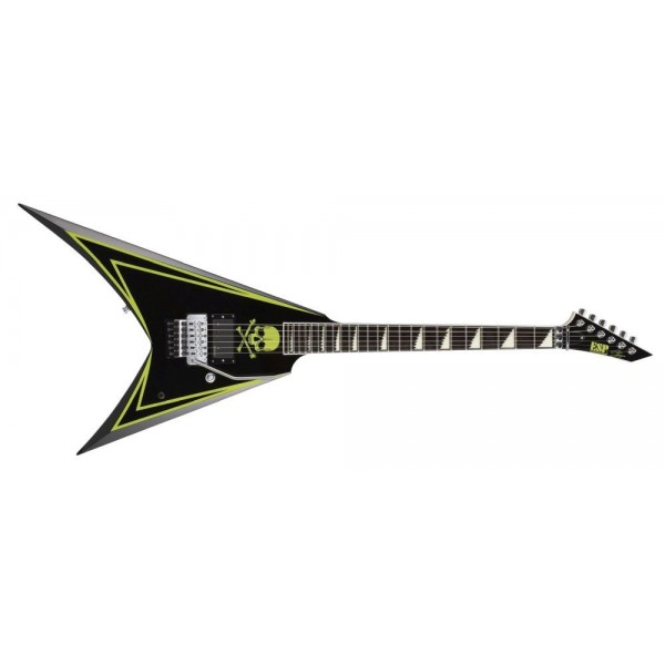 ESP ALEXI LAIHO GREENY - BLACK W/ GRAPHIC - C/ESTUCHE