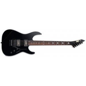 ESP KH-2 NECK THRU BODY - BLACK - C/ESTUCHE