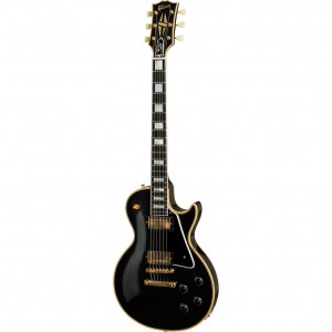 GIBSON LES PAUL CUSTOM EBONY 1957 REISSUE 2-PICKUP VOS