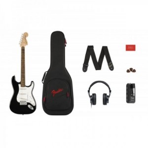 SQUIER PACK AFFINITY STRATOCASTER BLK Y MUSTANG MICRO