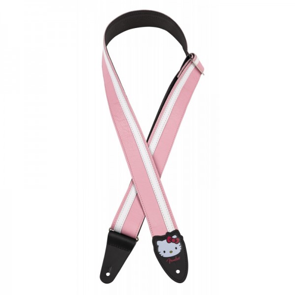 FENDER 2" HELLO KITTY LTHR STRAP PINK