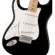 SQUIER SONIC STRATOCASTER ZURDO MN BLACK