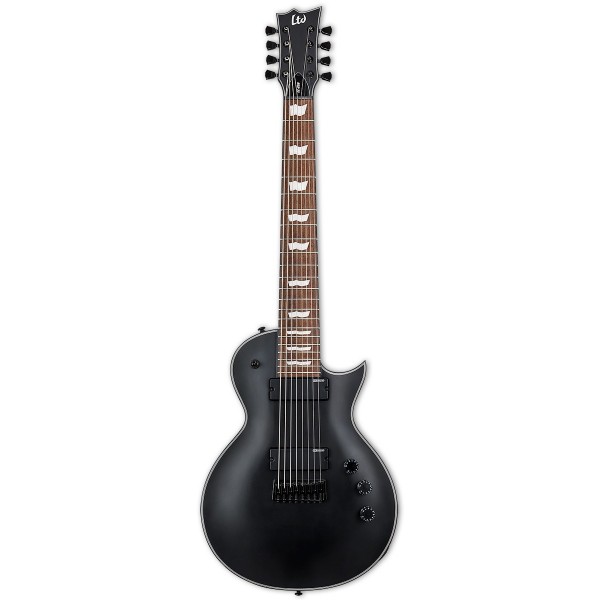 LTD EC-258 BLACK SATIN 8 CUERDAS