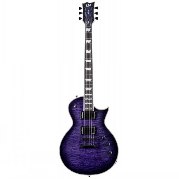 LTD EC-1000 QM SEE THRU PURPLE SUNBURST