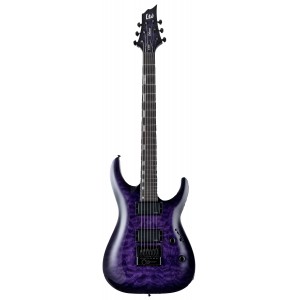 LTD H-1000 EVERTUNE QM SEE THRU PURPLE SUNBURST