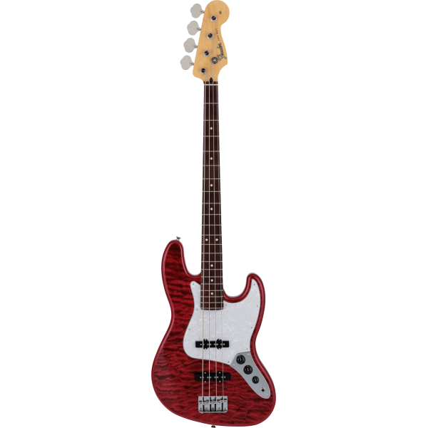 FENDER 2024 HYBRID II JAZZ BASS RW QUILT RBL