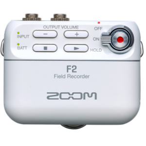 ZOOM F2 WHITE