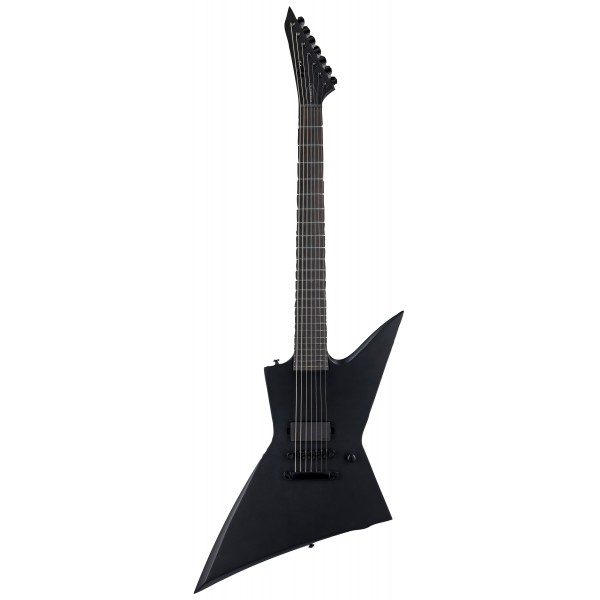 LTD EX-7 BARITONE BLACK METAL 7 CUERDAS BLACK SATIN