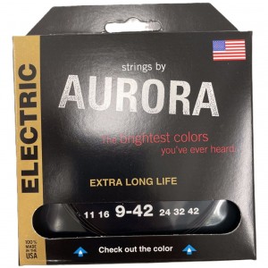 AURORA STRINGS ELECTRICA BLACK 09-42