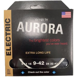 AURORA STRINGS ELECTRICA WHITE 09-42