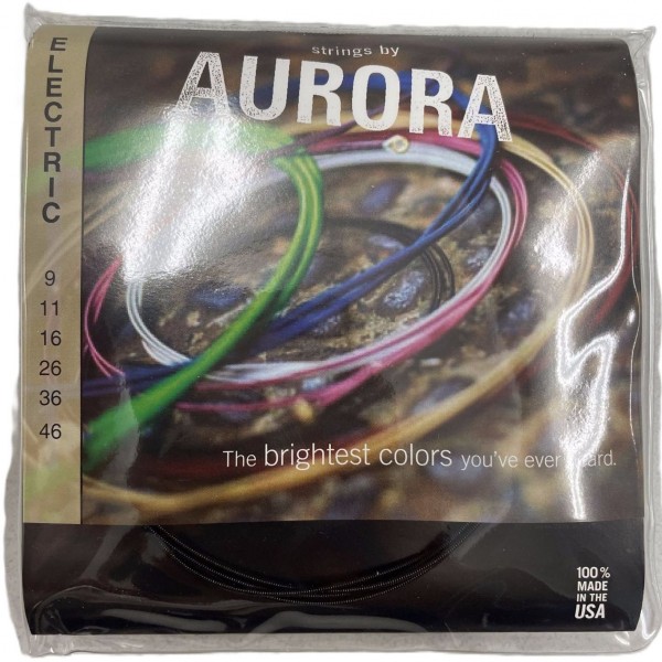 AURORA STRINGS ELECTRICA BLACK 09-46