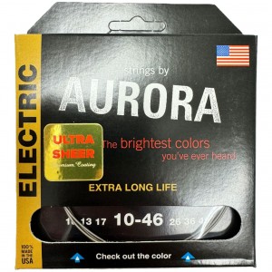 AURORA STRINGS ELECTRICA ULTRA SHEER CLEAR COAT 10-46