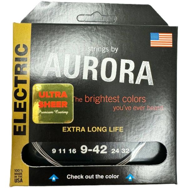 AURORA STRINGS ELECTRICA ULTRA SHEER CLEAR COAT 09-42