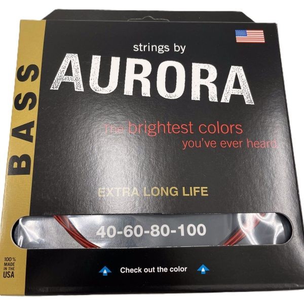 AURORA STRINGS BAJO RED 40-100