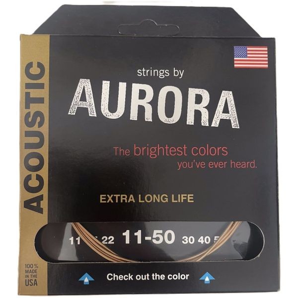 AURORA STRINGS ACUSTICA CLEAR COAT 11-50